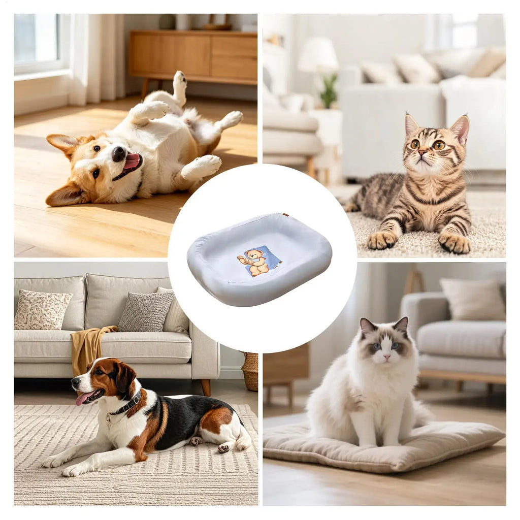 Dog Bed Cover – Dustproof Pet Mattress Protector, Elastic Fit Pet Bed Cover Qme