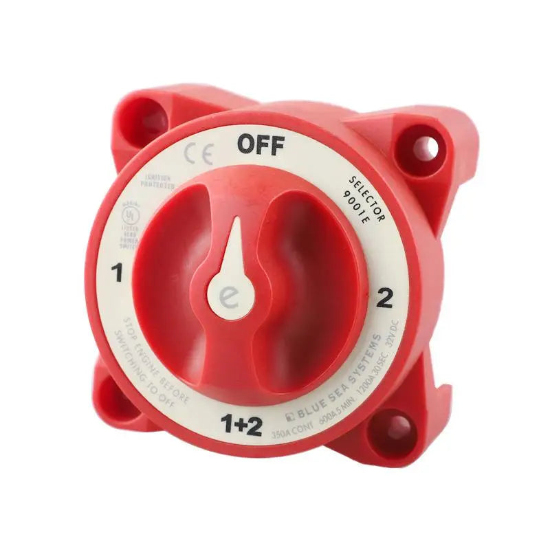 Marine Battery Selector Switch 4-Position Waterproof Heavy Duty Marine Battery Switch Qme