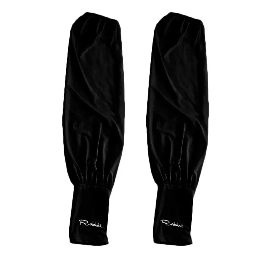 Women's UV Ice Silk Arm Sleeves – Long Sun Cover for Driving UV Arm Sleeves Qme Black