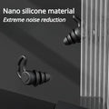 3-Layer Soft Silicone Tapered Ear Plugs for Sleep & Noise Reduction Silicone Ear Plugs Qme heart-shaped white