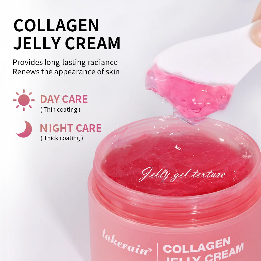 Collagen Jelly Cream – Niacinamide & Hydrolyzed Collagen, 24h Glow Face Jelly Cream Qst