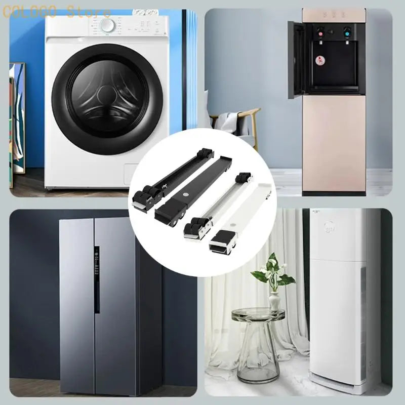 Adjustable Extendable Washing Machine Roller Stand – Heavy Duty Appliance Roller Stand Qme