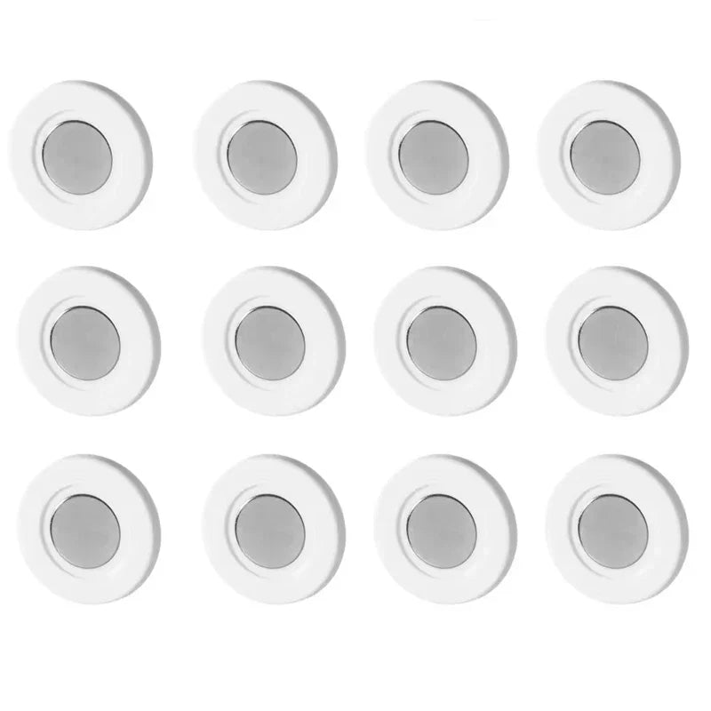 Magnetic Remote Control Holder Wall Mount | Strong Adhesive Wall Mount Organizer Qme 12Pcs