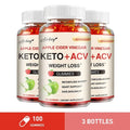 Keto + ACV Gummies – Metabolism, Digestion & Energy Dietary Supplement Gummies Qst 100 Gummies-3bottles