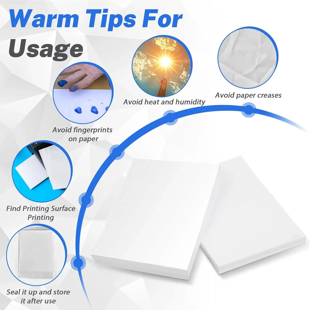 A3 Waterproof Glossy Inkjet Photo Paper | Embossed Bead Surface Inkjet Photo Paper Qme