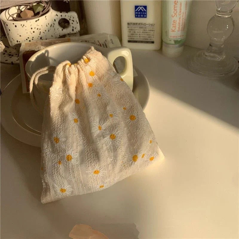 DIY Drawstring Pouch – Dust-Proof Travel Bag for Jewelry & Cosmetics Drawstring Pouch Bag Qme one size