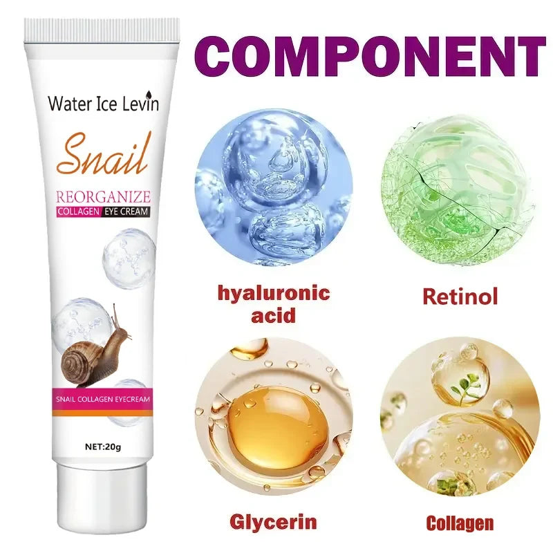 Snail Collagen Eye Cream – Firming & Brightening Under-Eye Eye Cream Qme