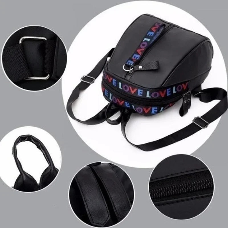 Qme Mini Men's Backpack – Small Shoulder Bag for School & Daily Use Mini Backpack Qme