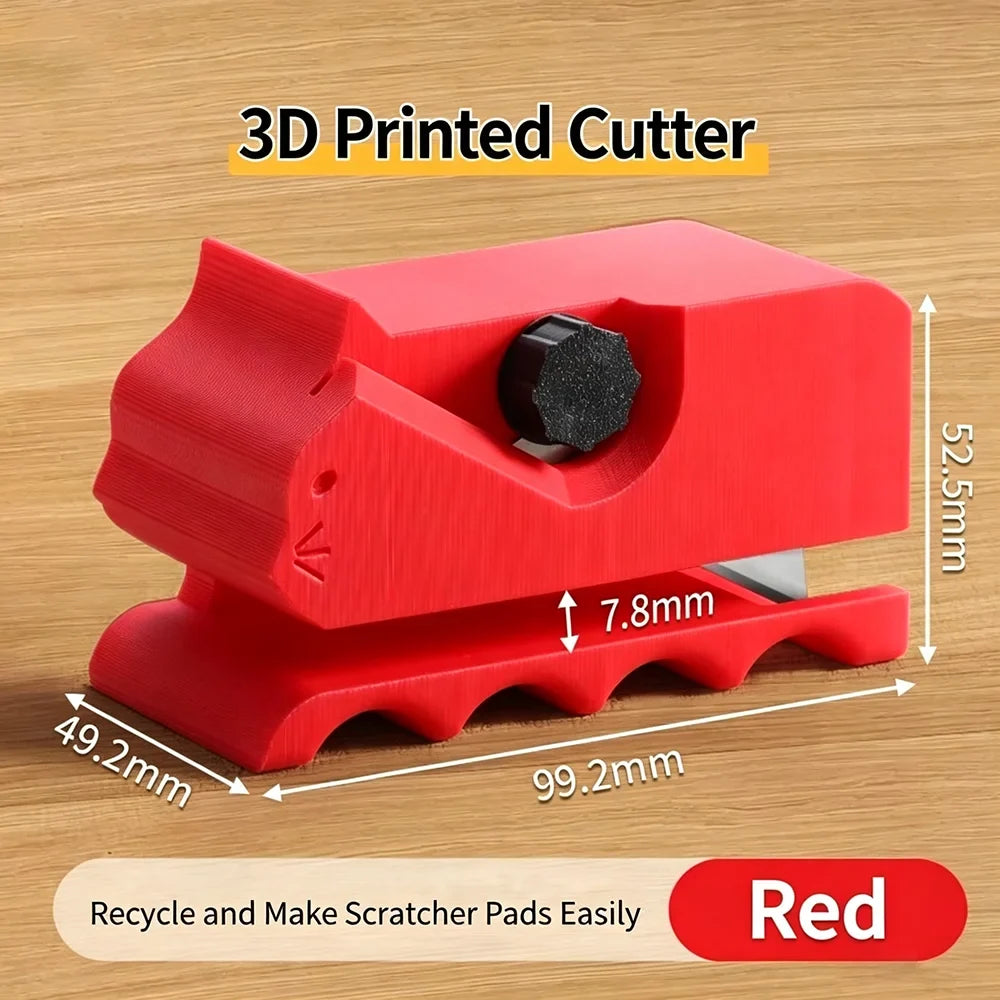 Cat-Shaped Cardboard Strip Cutter | 3D Printed DIY Tool Cardboard Strip Cutter Qme