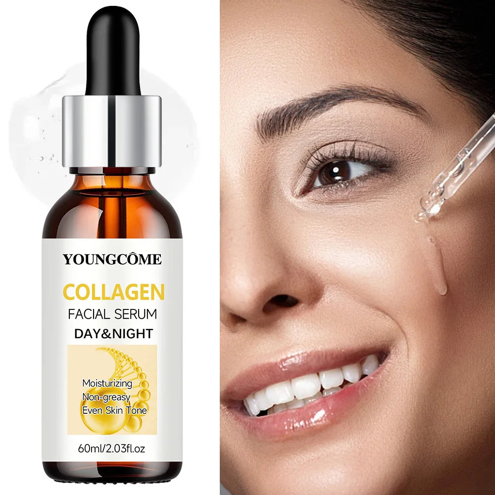 YOUNGCOME Collagen Facial Serum – Firming & Brightening Essence Collagen Face Serum Qst