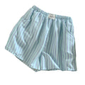 Women's Baggy Striped Casual Shorts – Spring Summer Style Women's Casual Shorts Qme Green-Purple One Size