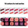 Alcohol-Based Dual Tip Art Markers – 12 Pcs Sketching Set Art Marker Set Qme Red series