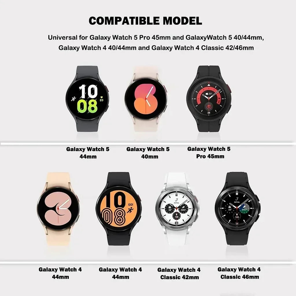 TPU Case & Metal Strap Samsung Galaxy Watch 6 Classic 47mm Smartwatch Case & Strap Qme