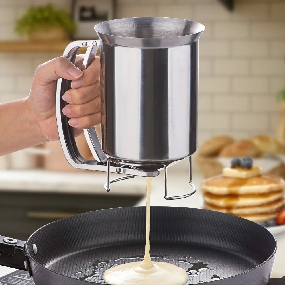 Stainless Steel Batter Dispenser – Pancakes, Waffles & More Batter Dispenser Qme