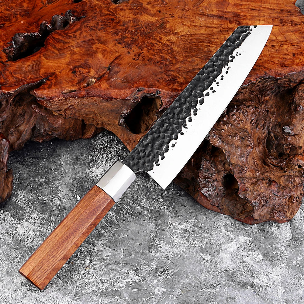 XITUO Japanese High Carbon Steel Chef Knife Set – 1-3 Piece Kitchen Knife Set Qst Kiritssuke Knife