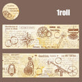 Vintage Manuscript Washi Tape | Journal & Scrapbooking DIY Decorative Washi Tape Qme 1