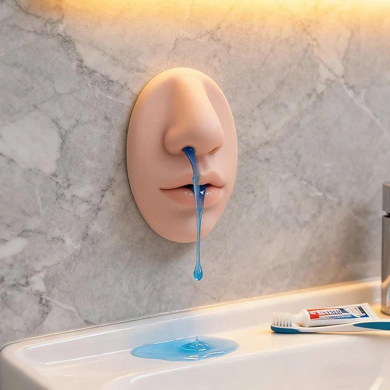 Nose Shaped Wall-Mounted Silicone Soap Dispenser | Funny Gag Gift Novelty Soap Dispenser Qme