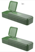 Desktop Cable Organizer Box with Lid – Cord Management Storage Cable Management Box Qme Green-2pcs