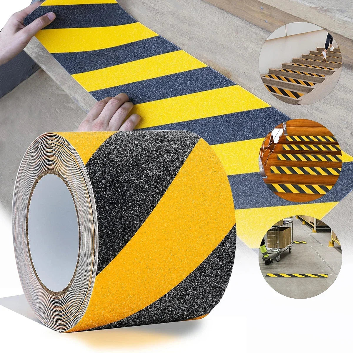 Non-Slip Safety Grip Tape | Indoor & Outdoor Anti-Slip Sticker Anti-Slip Grip Tape Qme