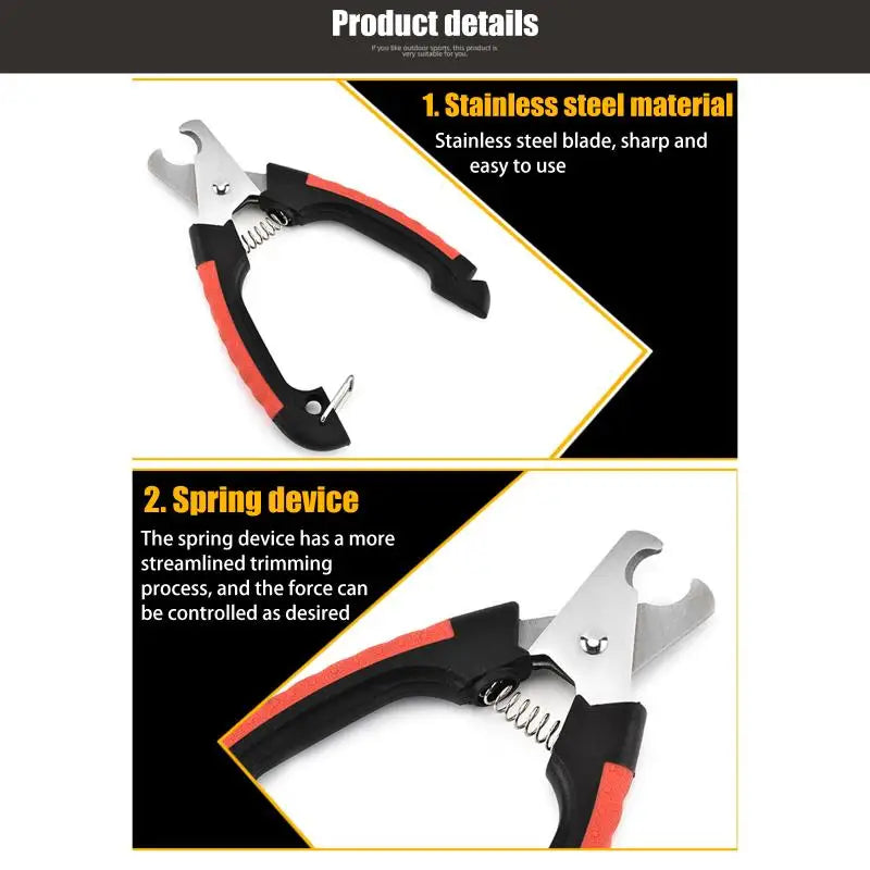 Professional Pet Nail Clipper for Dogs, Cats & Rabbits Pet Nail Clipper Qme