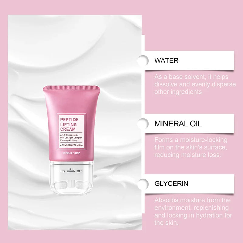 Roller Massage Neck Cream – Glycerin Hydrating Skincare Neck Care Cream Qst