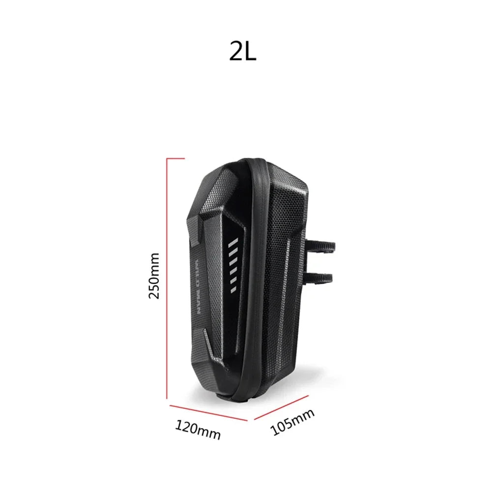 WILD MAN Electric Scooter Front Storage Bag Hard Shell Large Scooter Storage Bag Qme 2 L Style A
