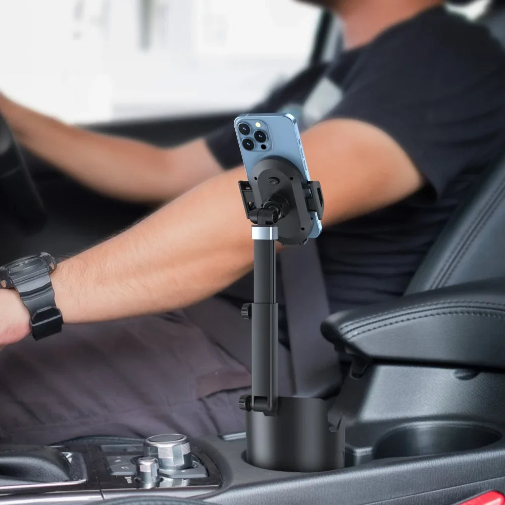 Car Cup Holder Phone Mount 360° Rotation | Qme Car Phone Mount Qme