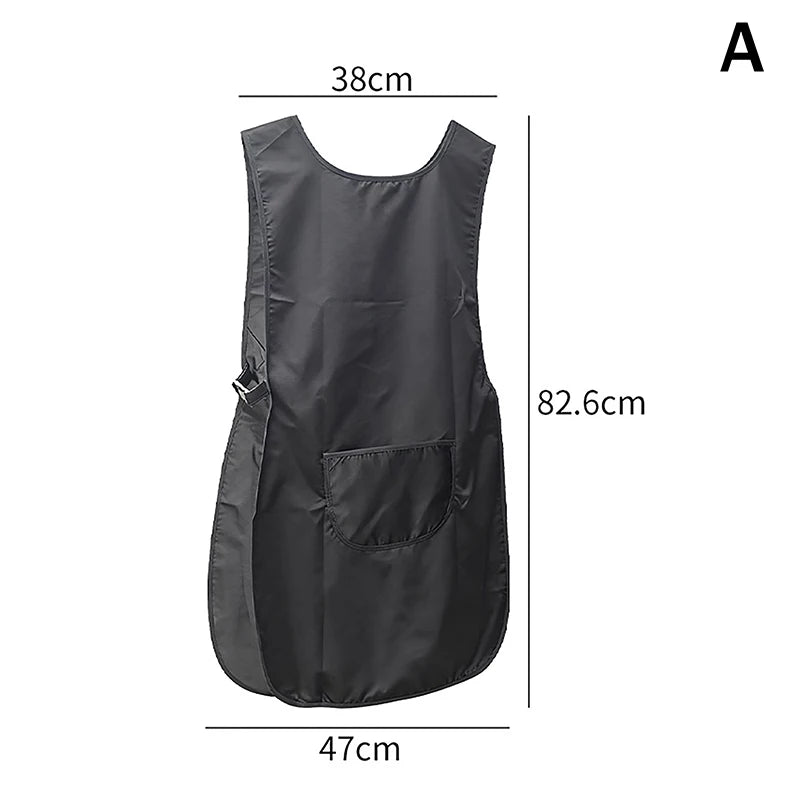 Waterproof Double-Sided Barber Apron – Salon Stylist Vest Salon Barber Apron Qst A