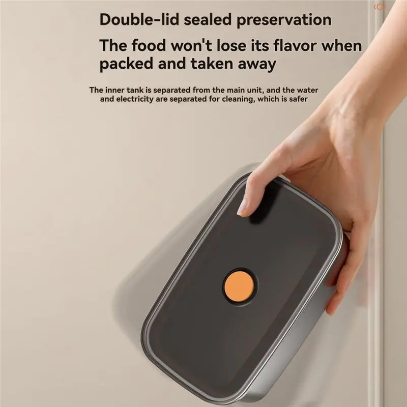 MiLESEEY B15C 1L USB Self-Heating Portable Lunch Box Electric Lunch Box Qst