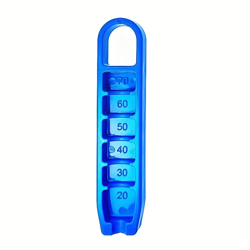 Golf Ball Tee Height Regulator Stand – 20–70mm Adjustable Golf Tee Stand Qme 1pc Blue