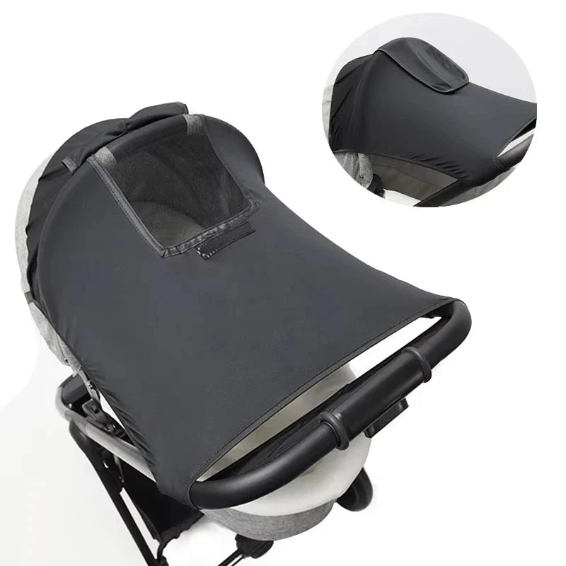 Universal Baby Stroller Sun Shade Canopy – UV Protection Cover Stroller Sun Shade Qst