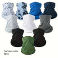 Cooling Neck Gaiter UV Protection Seamless Face Mask | Qme Neck Gaiter Qme Random color 5pcs