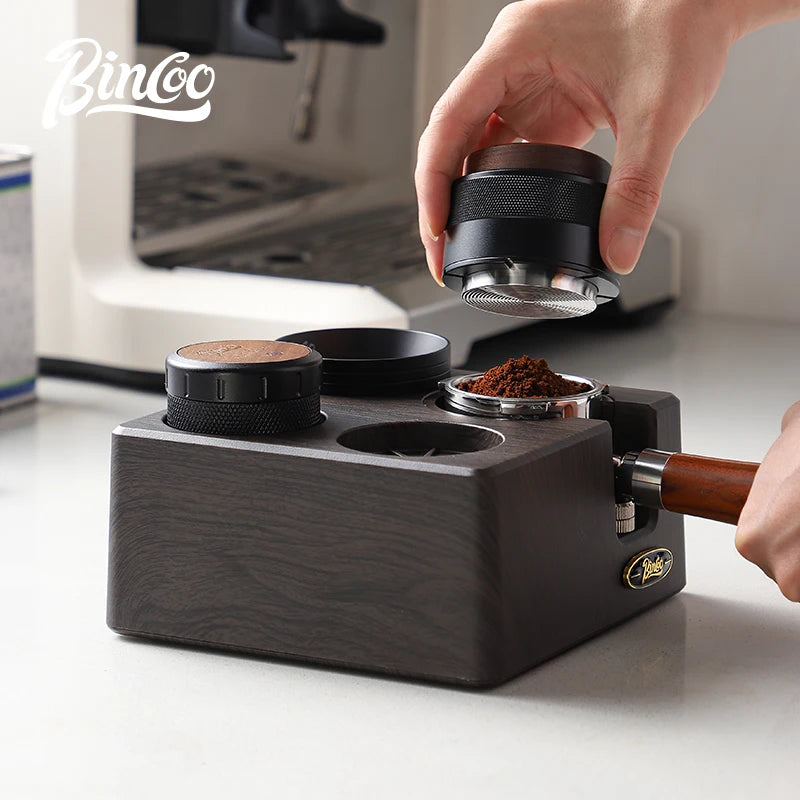 Bincoo 4-Hole Espresso Tamper Stand & Distributor Seat 51/58mm Espresso Tamper Stand Qst