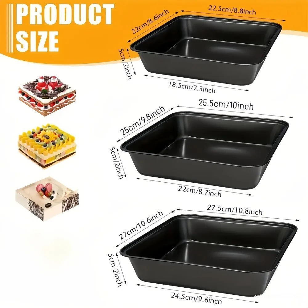 Nonstick Carbon Steel Roasting & Baking Pan – Rustproof Tray Nonstick Baking Pan Qme