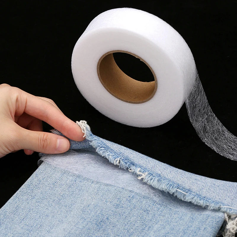 Iron-On Hem Tape – Double-Sided Adhesive Interlining for Sewing Iron-On Hem Tape Qst