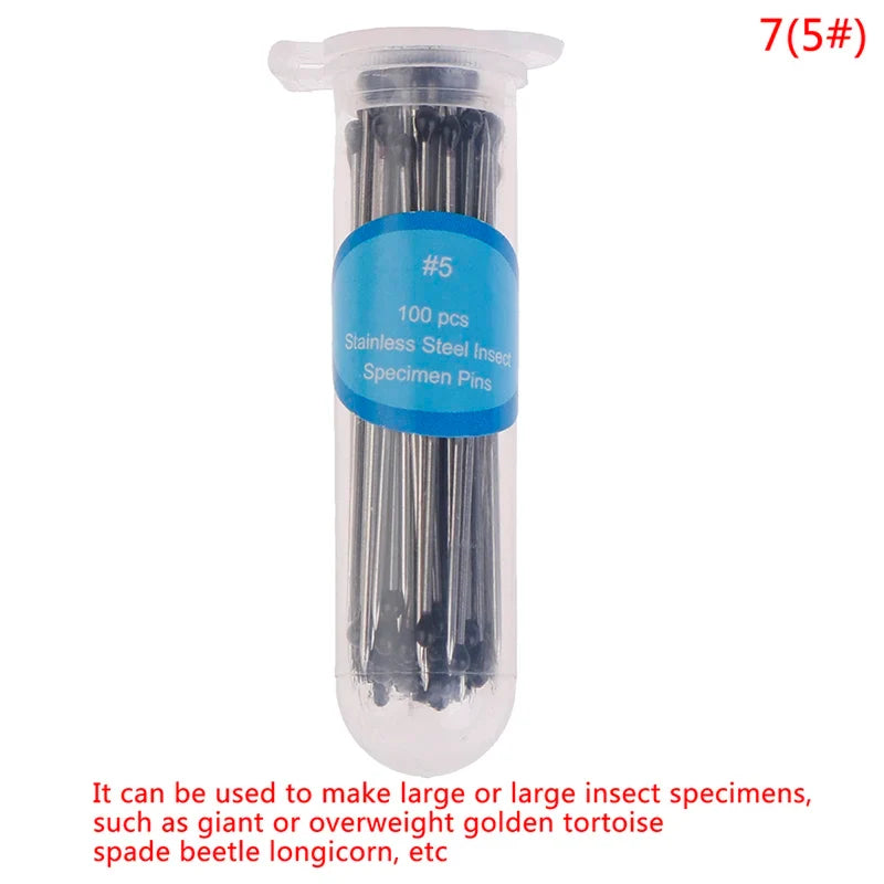 Stainless Steel Insect Pins for Specimen Mounting – School Lab Specimen Insect Pins Qme 75