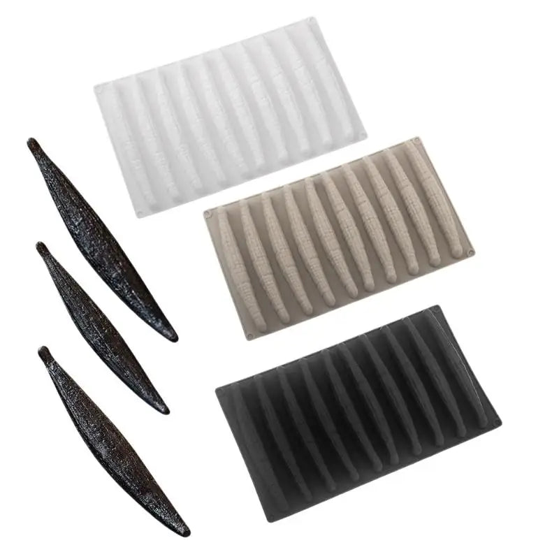 10-Cavity Silicone Mousse Cake Mold | Chocolate & Baking Tool Silicone Baking Mold Qme