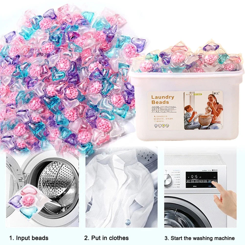 50-Pack 5-in-1 Laundry Detergent Liquid Capsule Pods Laundry Detergent Pods Qme
