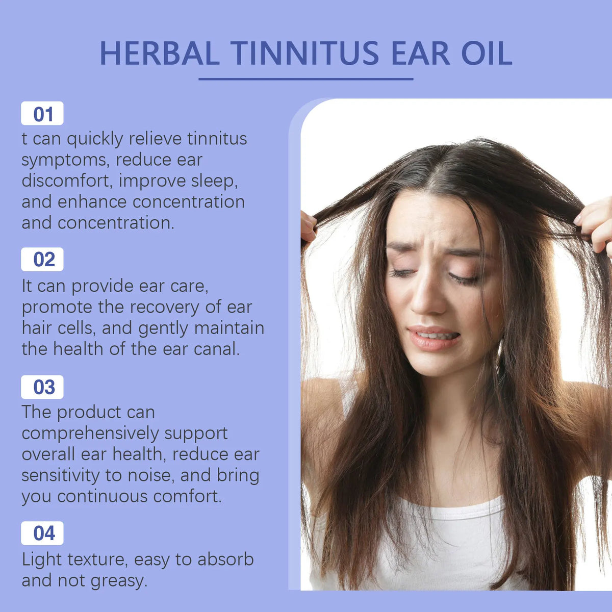 Ximonth Ear Care Comfort Drops – Ear Health Support 30ml Ear Care Drops Qst
