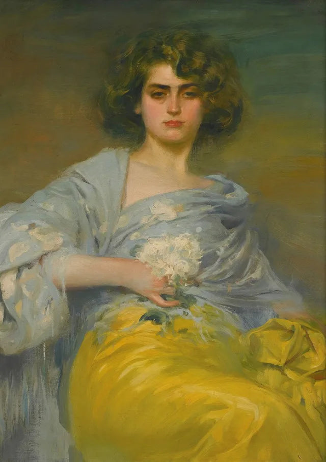 Vintage Noblewoman Portrait Canvas Wall Art Print | Home Decor Canvas Wall Art Qst