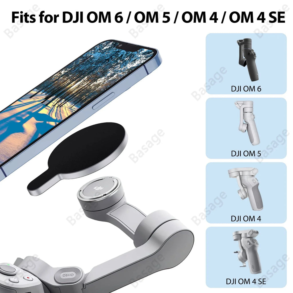 Magnetic Phone Holder Adapter for DJI Osmo Gimbal Stabilizer Gimbal Phone Adapter Qme