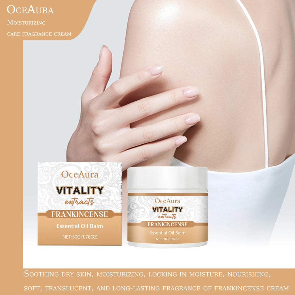 OceAura Frankincense Moisturizing Body Cream 50g Body Moisturizing Cream Qst