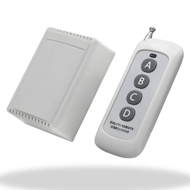 500M Wireless RF Remote Control Light Switch AC 220V 1CH 10A RF Remote Switch Qme