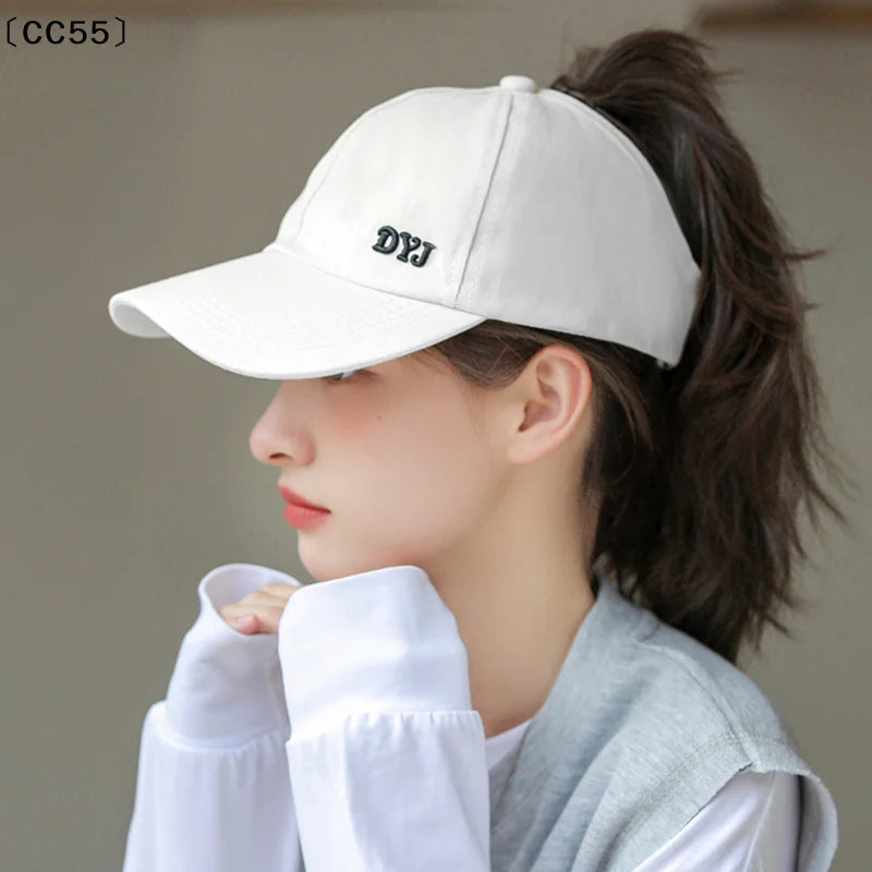 Women's High Ponytail Baseball Cap – Sports Sun Hat Sports Baseball Cap Qst
