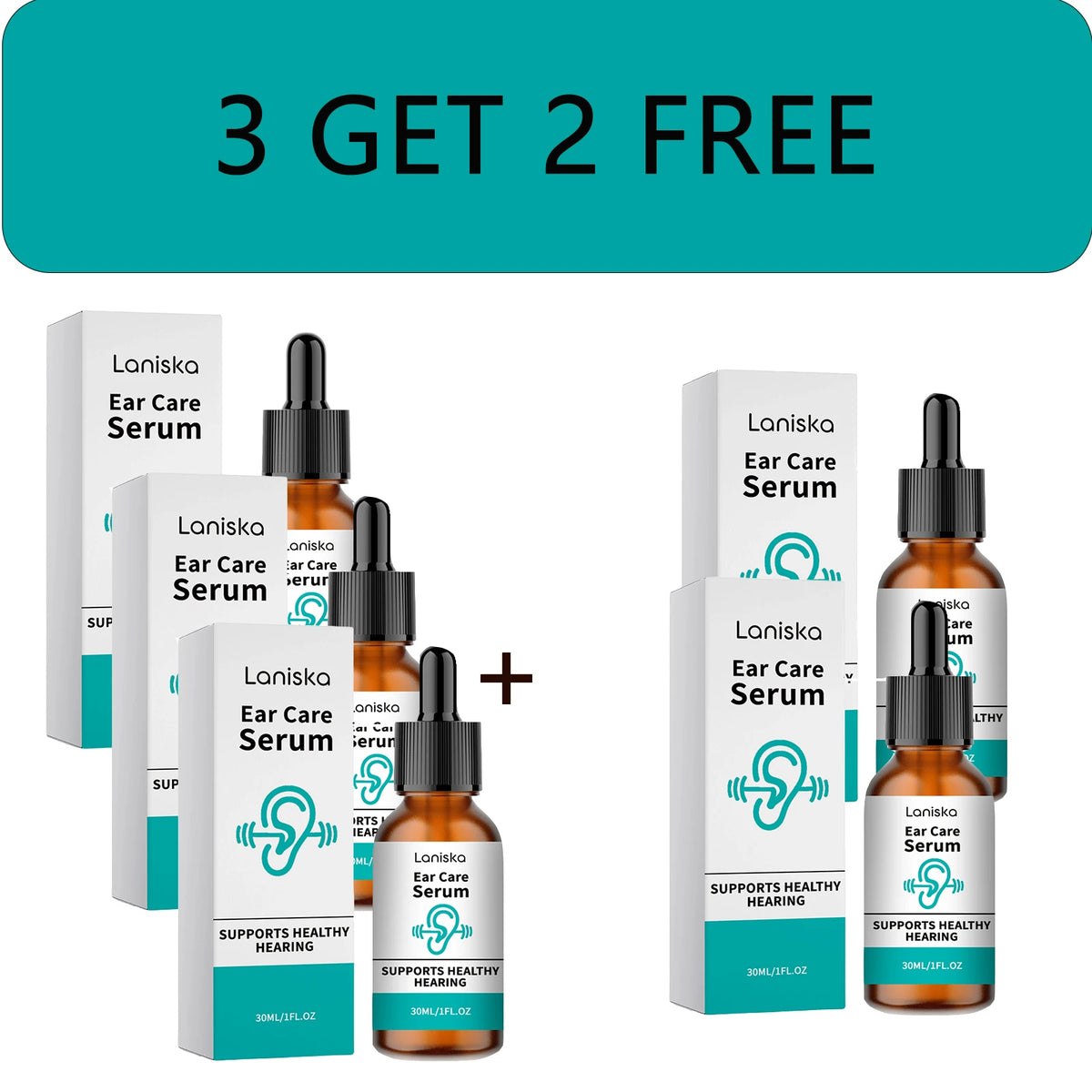 Ear Canal Care Essence Drops – Daily Non-Sticky Ear Care Ear Care Drops Qst 3 GET 2 FREE