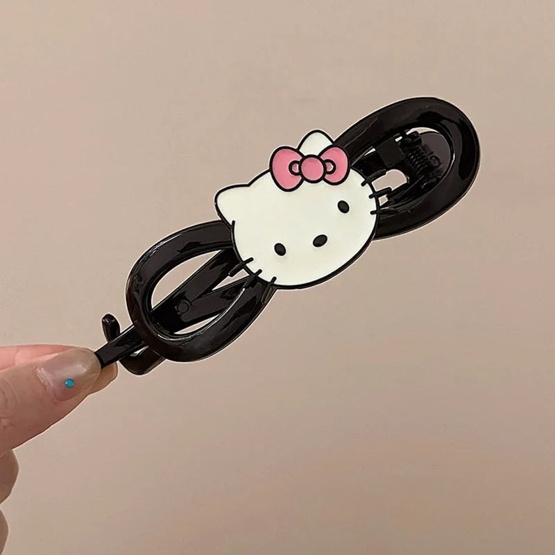 Hello Kitty Cartoon Hair Clips – Cute Acrylic Accessories Cartoon Hair Clips Qme