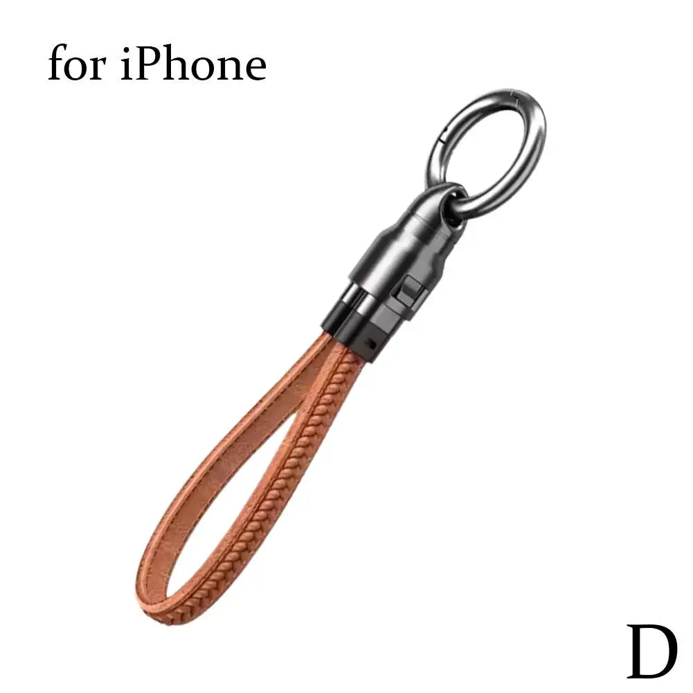 PD240W USB4 Keychain Cable 40Gbps USB-C Fast Charging USB4 Keychain Cable Qme D