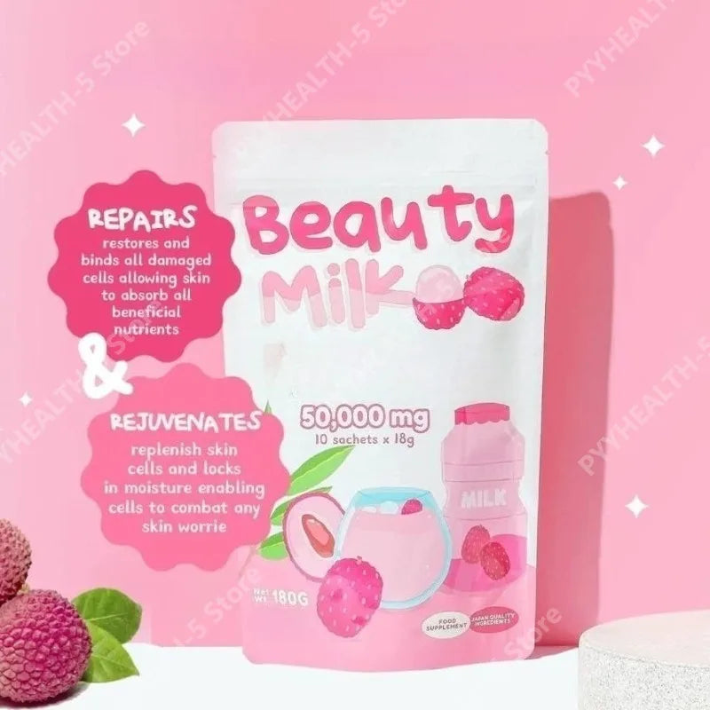 Lychee Collagen Drink with Fruit Extracts – 10 Sachets Collagen Drink Sachet Qst