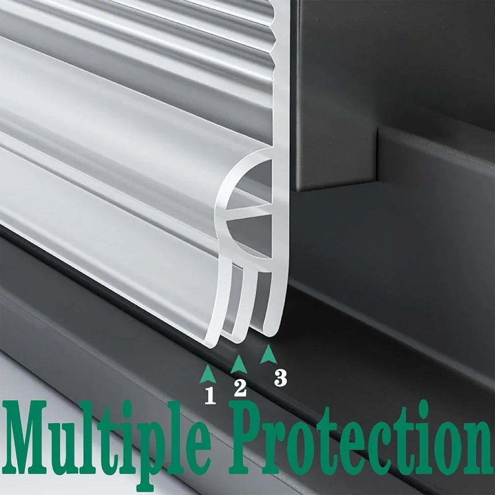 2M TPE Door Bottom Seal Strip – Flexible, Cuttable & Easy Install Door Bottom Seal Strip Qme