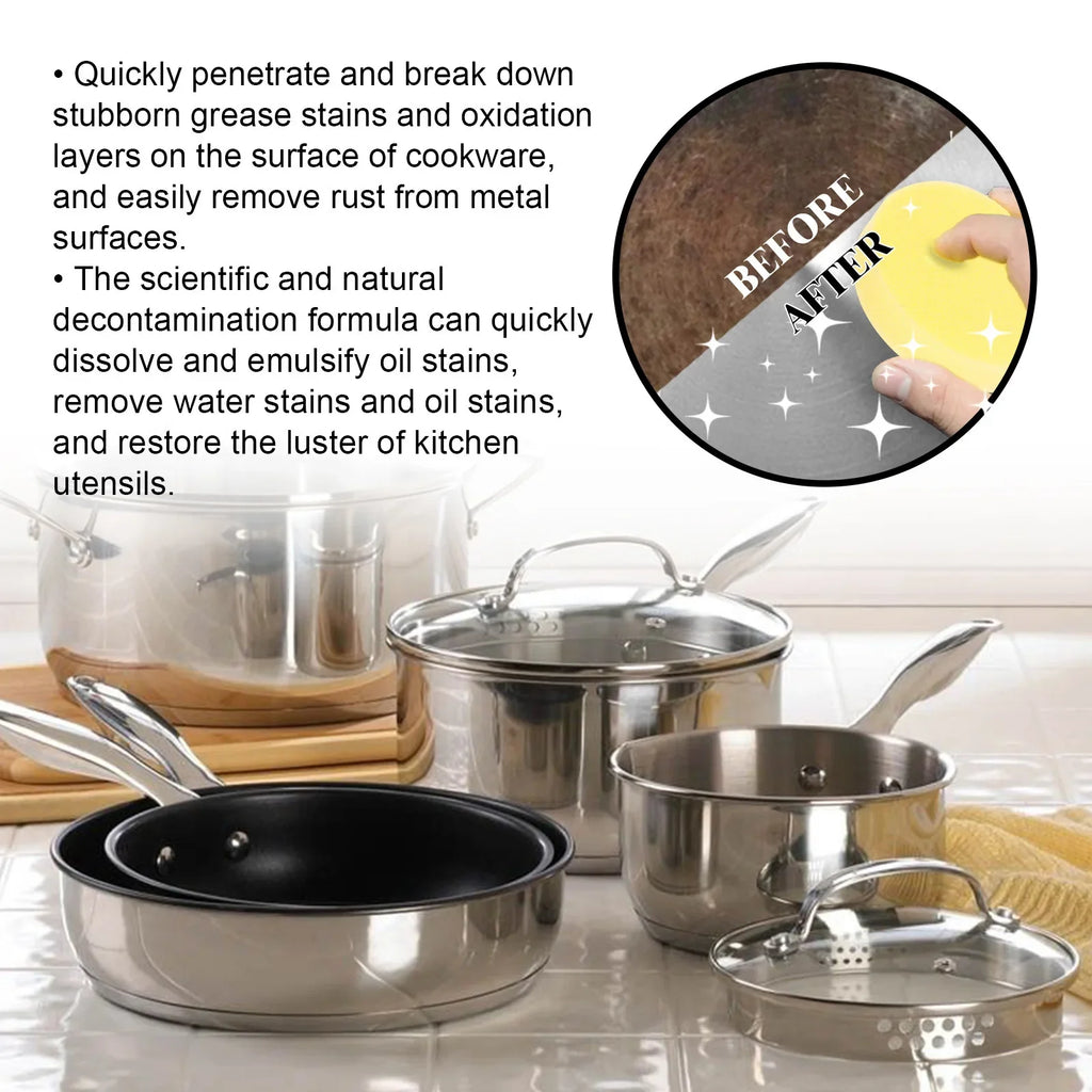 Stainless Steel Cleaning Paste – Cookware & Rust Remover Cookware Cleaning Paste Qme